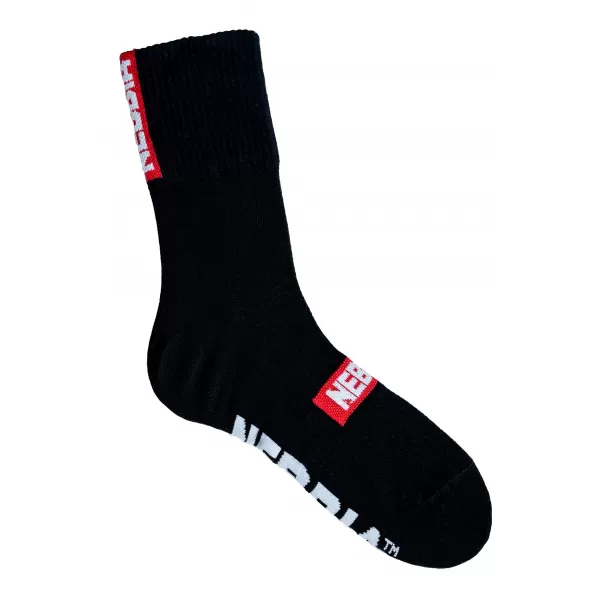  Crew-Socken „EXTRA MILE“ 103 SCHWARZ Nebbia 