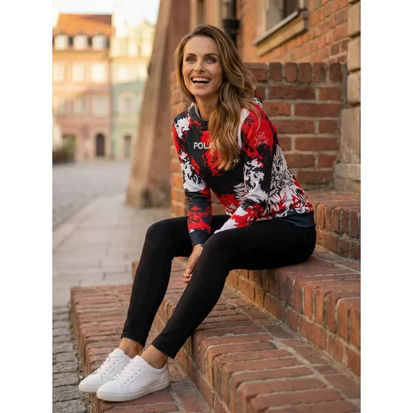  Funktionaler Sweatshirt -Prämie von Frauen ALTISPORT VOJ/ALW036PL/MI01 FLECKEN 