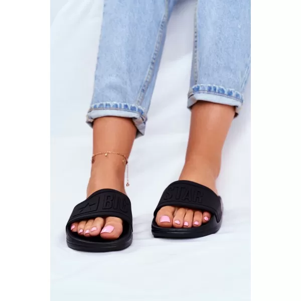  Modische Damenhausschuhe BIG STAR DD274A271 SCHWARZ Big Star Shoes 