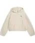 Damen Sweatshirt PUMA WARDROBE ESS OVERSIZED POLAR FLEECE HOODIE 632048-87 WEIß