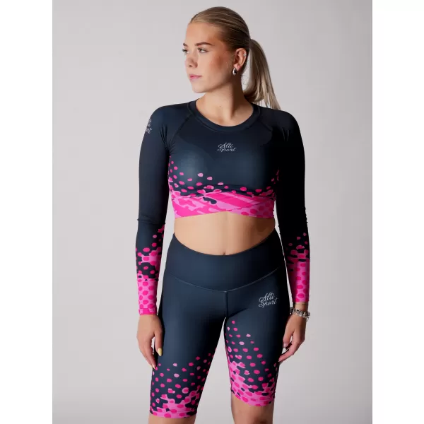  Funktionelle Erntedopie von Frauen ALTISPORT VOJ/ALW109TR04 ROSA SCHWARZ 