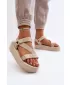 Damensandalen BIG STAR NN274A528 BEIGE Big Star Shoes