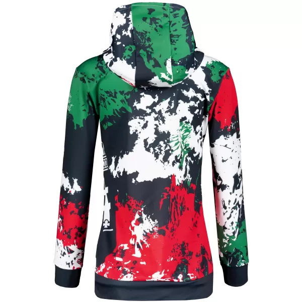  Funktionaler Sweatshirt -Prämie von Frauen ALTISPORT VOJ/ALW036HU/MI01 FLECKEN 