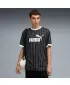 Herrentrikot PUMA ESS STRIPED JERSEY 688263-01 SCHWARZ