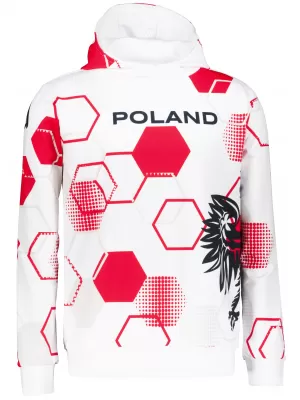 Funktionaler Sweatshirt -Premium von Männern ALTISPORT VOJ/ALM036PL/MI01 HEXA-WH