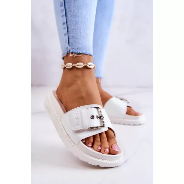  Damenmode-Hausschuhe BIG STAR JJ274A309 WEISS Big Star Shoes 