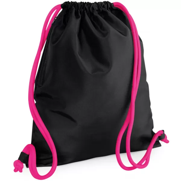  | BG 110 SCHWARZ/FUCHSIA BagBase 