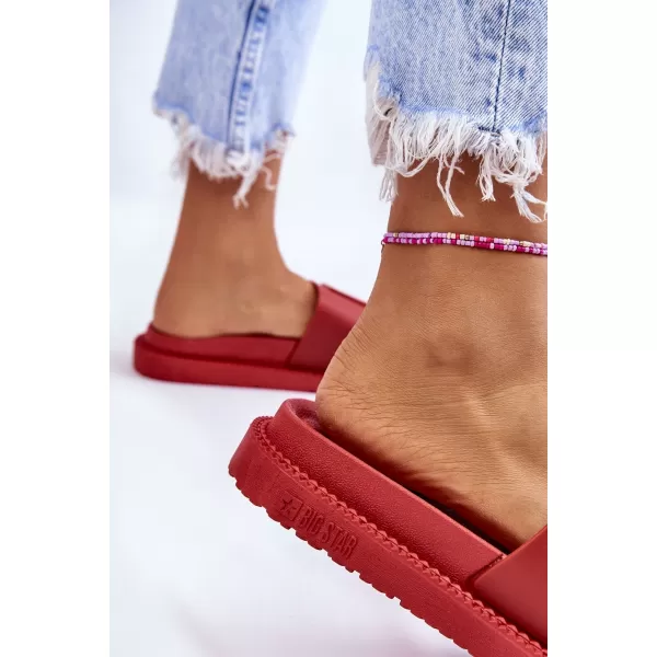  Damenhausschuhe BIG STAR LL274430 ROT Big Star Shoes 