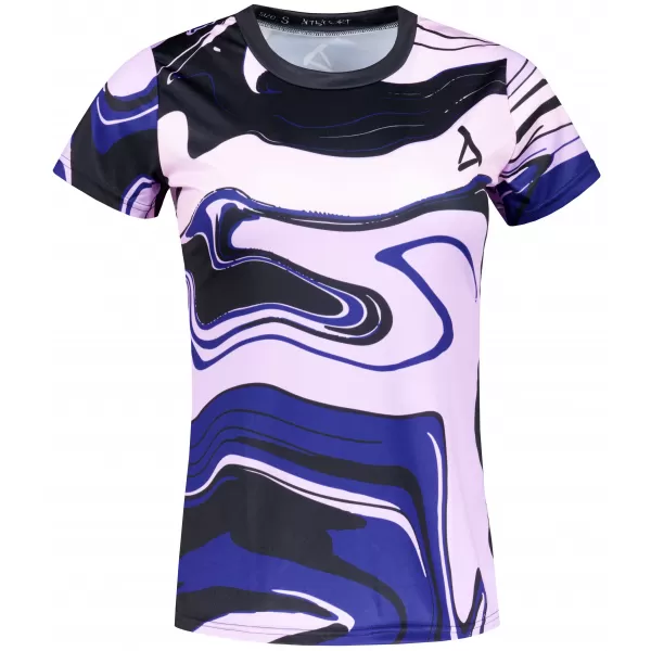  Hochwertiges Funktions-T-Shirt für Damen ALTISPORT VOJ/ALW099TR01 SCHWARZ LILA 