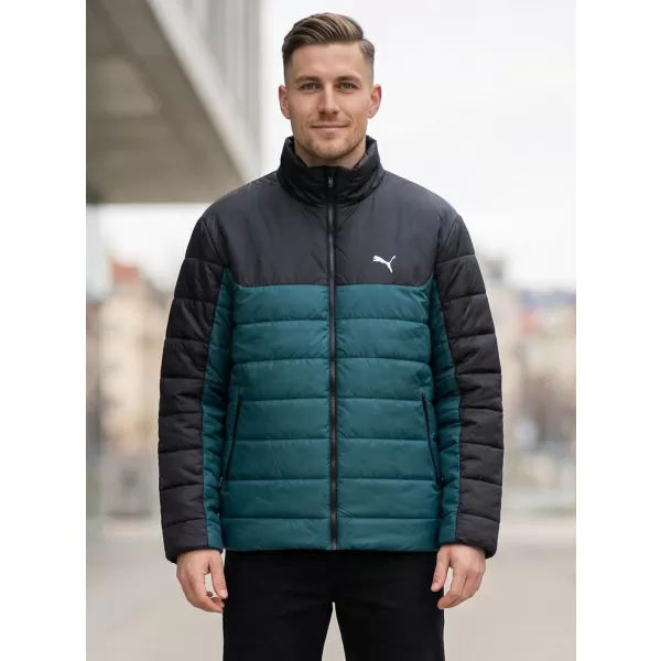  Herrenjacke PUMA ESS PADDED JACKET 685210-75 GRÜN 