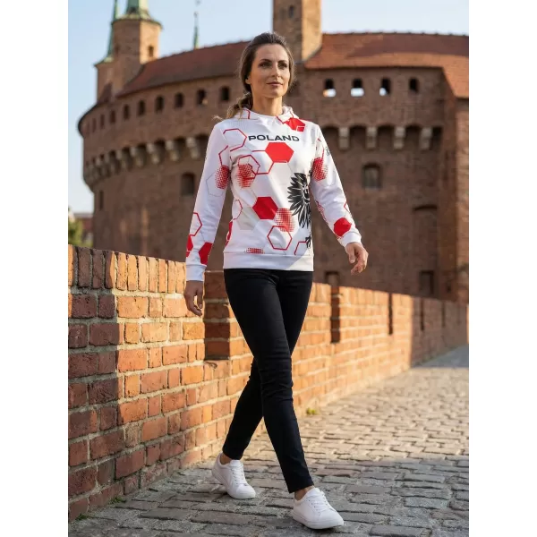  Funktionaler Sweatshirt -Prämie von Frauen ALTISPORT VOJ/ALW036PL/MI01 HEXA-WH 