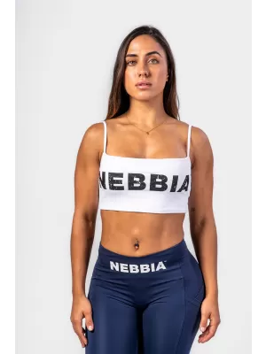 Bandeau-BH BACK CHECK 612 WHITE Nebbia