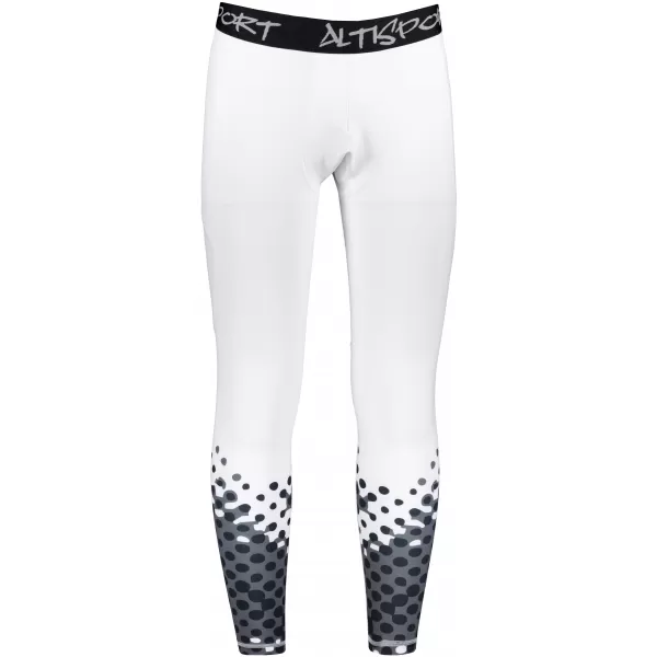  Lange Premium-Sportleggings für Herren ALTISPORT VOJ/ALM109LEG01 WEIß 