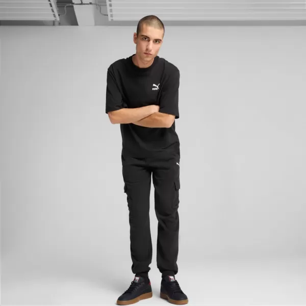  Herren -Traursanzüge PUMA ESS CARGO PANTS FL CL 682656-01 SCHWARZ 