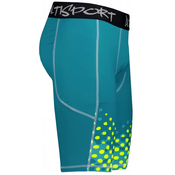  Männersport -Leggings über den Knien der Prämie ALTISPORT VOJ/ALM109LEG02 EMERALD-FLUO 