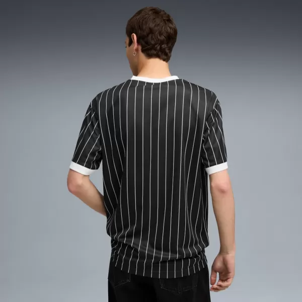  Herrentrikot PUMA ESS STRIPED JERSEY 688263-01 SCHWARZ 