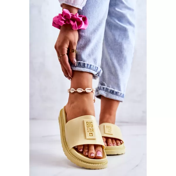  Damenhausschuhe BIG STAR JJ274A305 GELB Big Star Shoes 