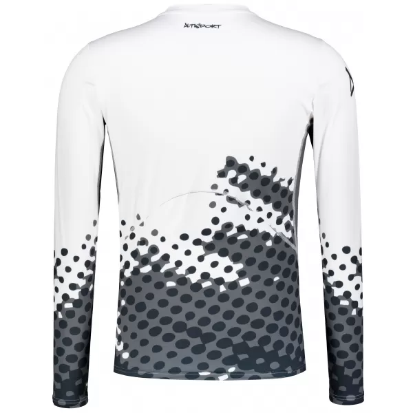  Funktionelle Kompression t -Shirt von Männern mit langarmiger Prämie ALTISPORT VOJ/ALM109TR03 WEIß 