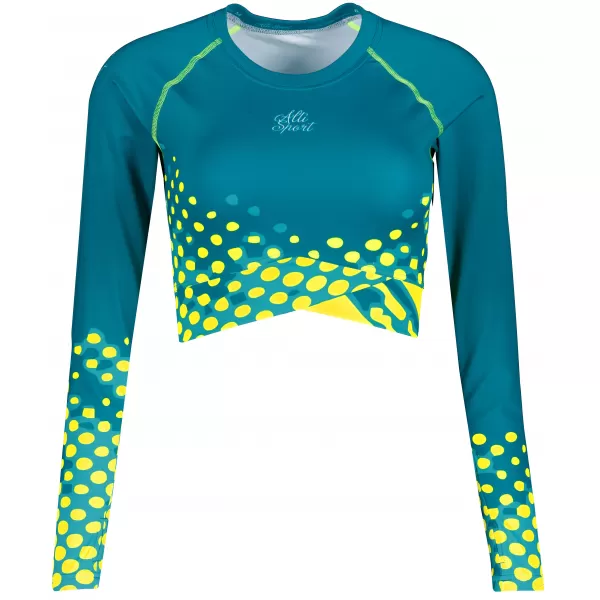  Funktionelle Erntedopie von Frauen ALTISPORT VOJ/ALW109TR04 EMERALD/FLUO GELB 