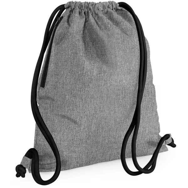  | BG 110 GRAU MARL/SCHWARZ BagBase 