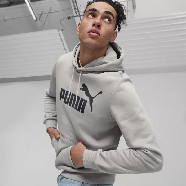  Herren-Sweatshirt PUMA ESS NO. 1 LOGO HOODIE FL (S) 682571-44 GRAU 