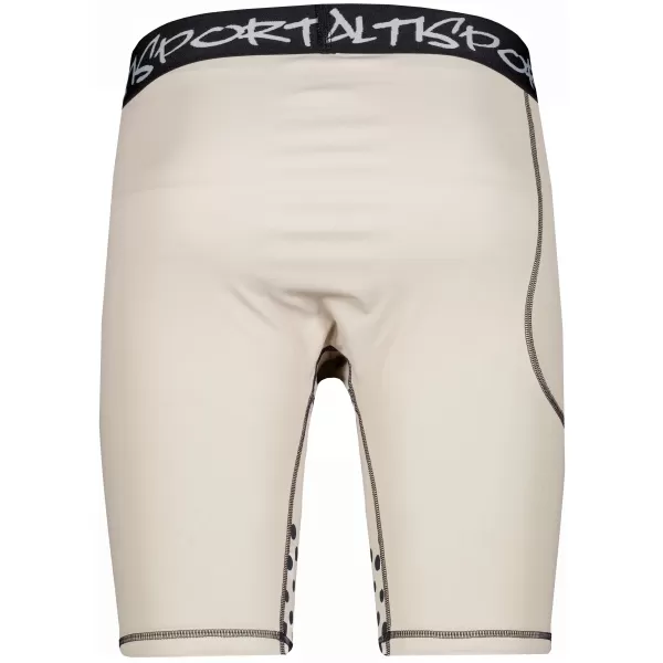  Männersport -Leggings über den Knien der Prämie ALTISPORT VOJ/ALM109LEG02 HELLBRAUN 