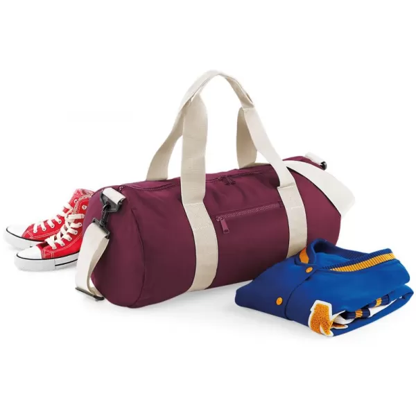  | BG 140 BURGUND/OFF WHITE BagBase 