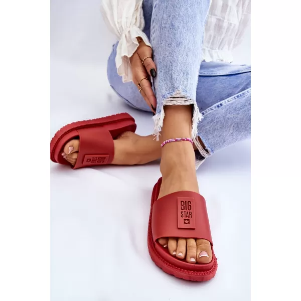 Damenhausschuhe BIG STAR LL274430 ROT Big Star Shoes 