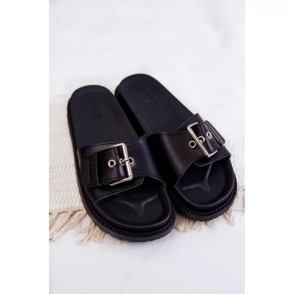  Modische Damenhausschuhe BIG STAR JJ274A307 SCHWARZ Big Star Shoes 