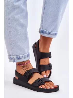 Damensandalen BIG STAR LL274745 SCHWARZ Big Star Shoes