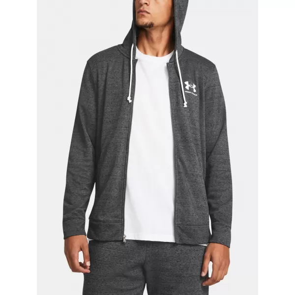  Herren-Sweatshirt UNDER ARMOUR UA RIVAL TERRY LC FZ GRAU 