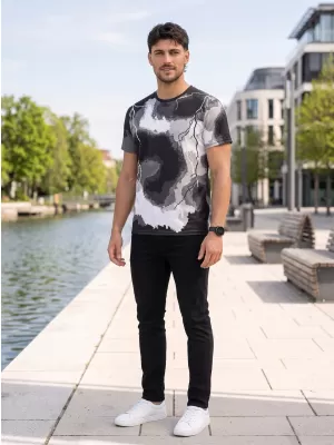 Männer funktionaler T -Shirt Premium ALTISPORT VOJ/ALM113TR01 GRAU