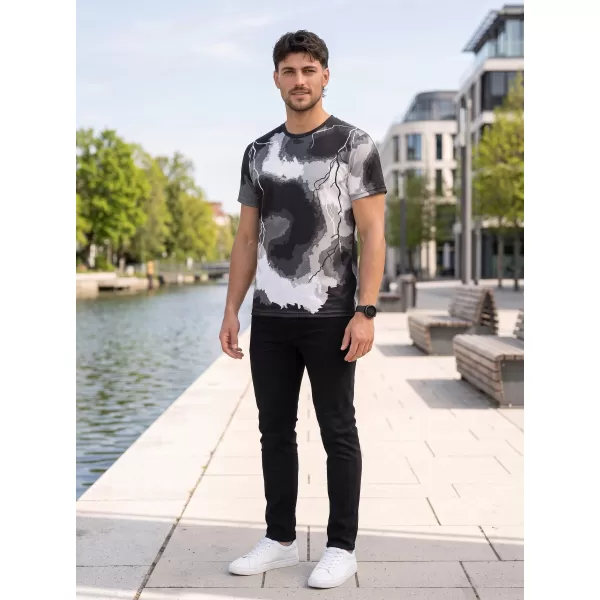  Männer funktionaler T -Shirt Premium ALTISPORT VOJ/ALM113TR01 GRAU 