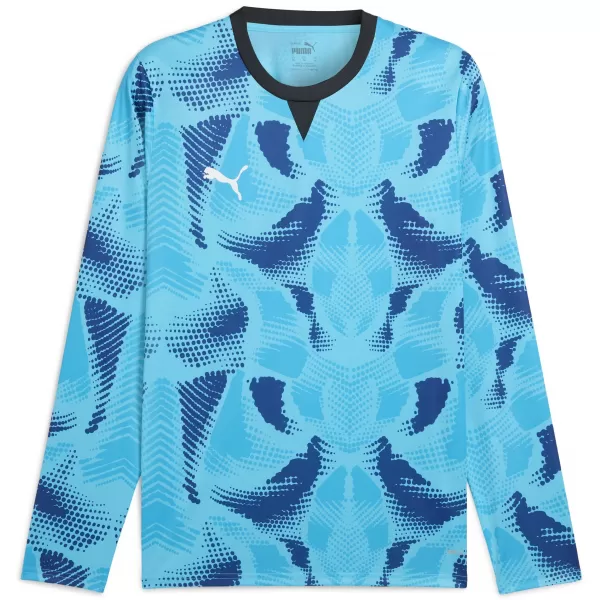  Hemd PUMA TEAMTARGET GK LS JERSEY 706519_02 BRIGHT AQUA / HELLES AQUA / PUMA WEIß 