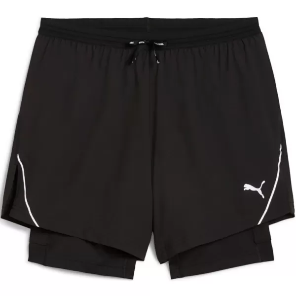  Shorts PUMA M RUN ULTRAWEAVE 2IN1 5"" SHORT​ 526635-01 SCHWARZ 