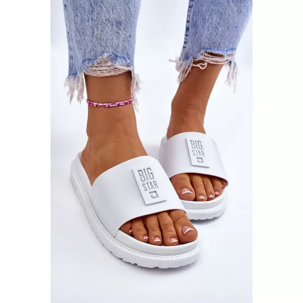  Damenhausschuhe BIG STAR LL274428 WEISS Big Star Shoes 