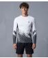 Funktionelle Kompression t -Shirt von Männern mit langarmiger Prämie ALTISPORT VOJ/ALM109TR03 WEIß