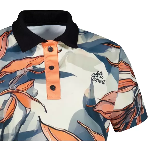  Frauenfunktional T -Shirt mit Premiumkragen ALTISPORT VOJ/ALW111TR05 ORANGE 
