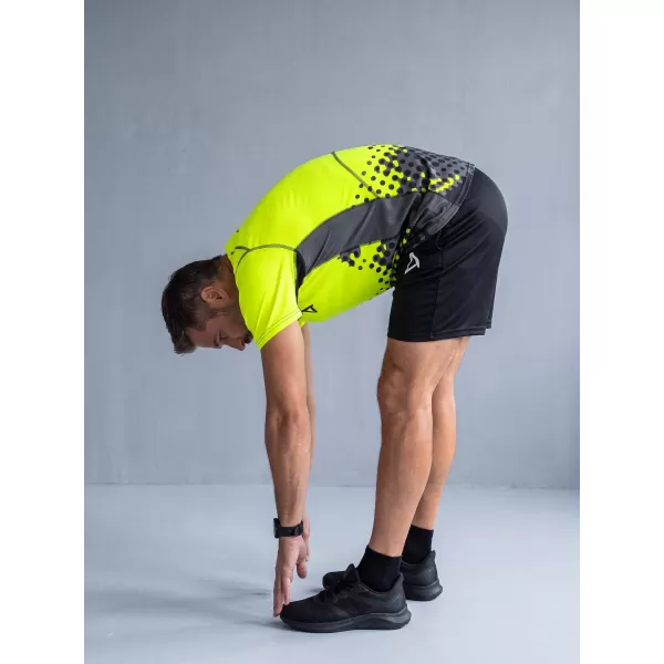  Funktionelle Kompression von Männern t -Shirt Premium ALTISPORT VOJ/ALM109TR04 FLUO GELB 