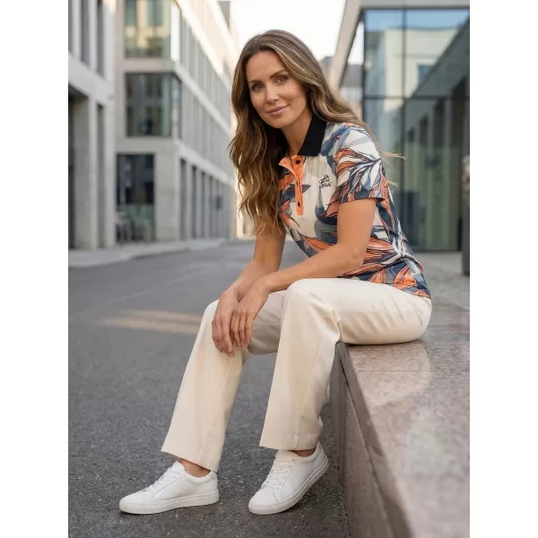  Frauenfunktional T -Shirt mit Premiumkragen ALTISPORT VOJ/ALW111TR05 ORANGE 