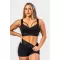 Damen-Sport-BH mit Verstärkung INTENSE Iconic 844 BLACK Nebbia