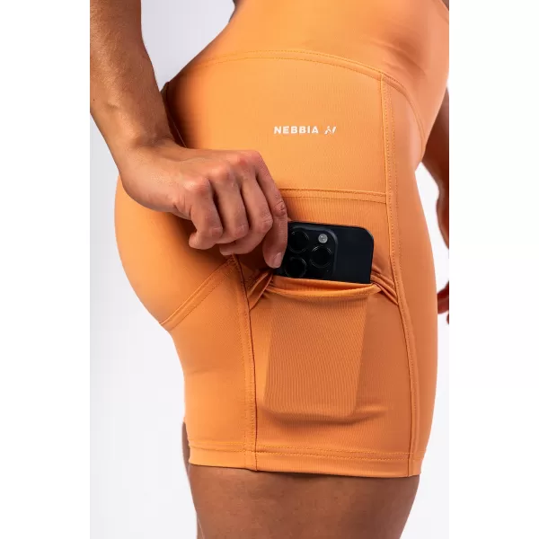  Radlerhose mit hoher Taille ELITE 467 ORANGE Nebbia 
