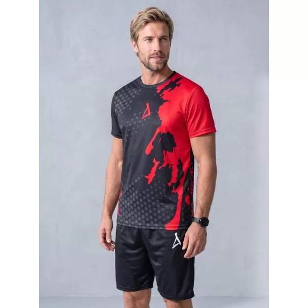  Männer funktionaler T -Shirt Premium ALTISPORT VOJ/ALM112TR01 SCHWARZ 