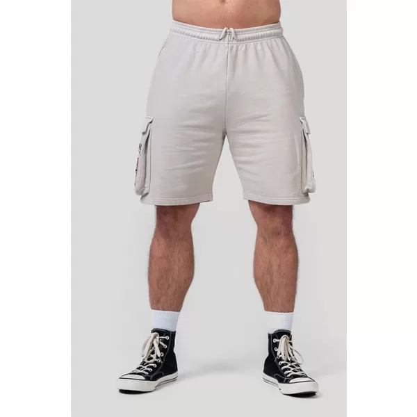  Gewaschene, lockere Cargo-Shorts LEGACY 787 HELLGRAU Nebbia 