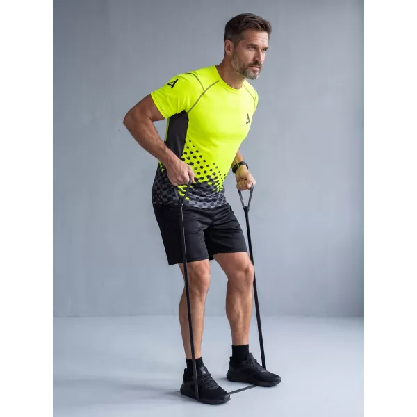  Funktionelle Kompression von Männern t -Shirt Premium ALTISPORT VOJ/ALM109TR04 FLUO GELB 