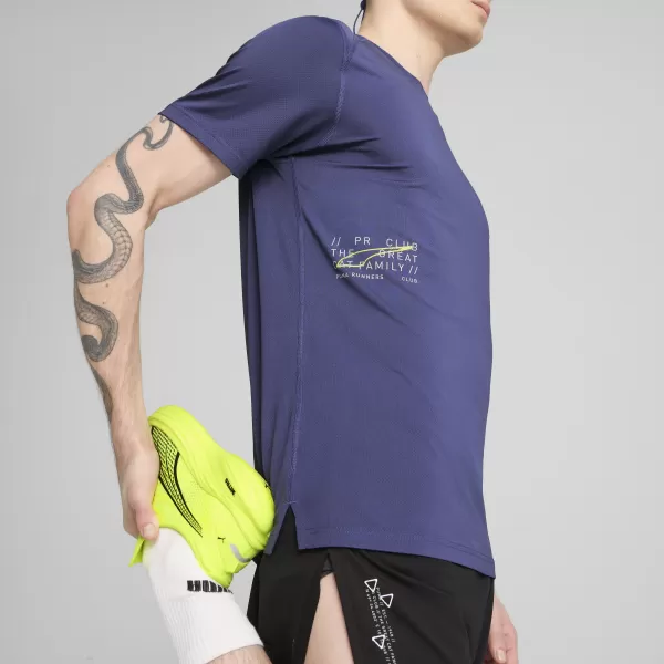  Hemd PUMA EVERYDAY KNIT PERF SS TEE? M 526631_46 BLAUER KRISTALL 