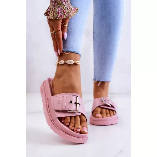  Modische Damenhausschuhe BIG STAR JJ274A308 ROSA Big Star Shoes 