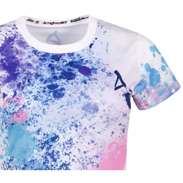  Hochwertiges Funktions-T-Shirt für Damen ALTISPORT VOJ/ALW055TR01 LILA/BLAU 