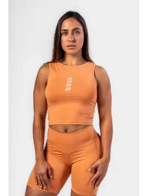 Crop-Top-Tanktop CONFIDENCE 476 ORANGE Nebbia