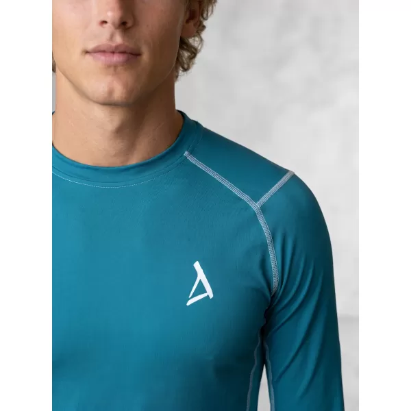  Funktionelle Kompression t -Shirt von Männern mit langarmiger Prämie ALTISPORT VOJ/ALM109TR03 EMERALD-FLUO 
